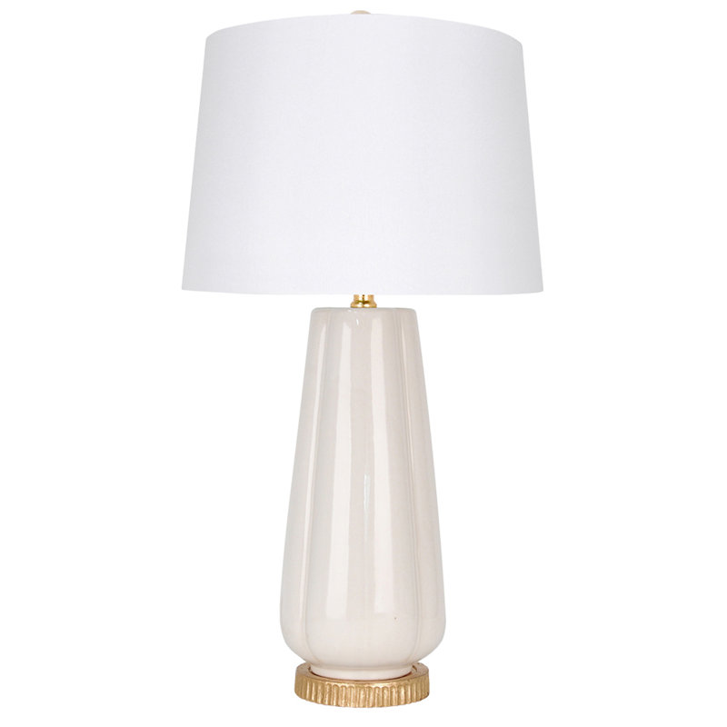 Lampe de table 27,5 po Monroe, Cream