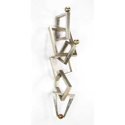 Handmade Modern Abstract Wall Decor on Metal