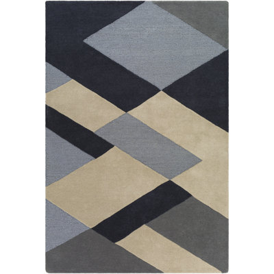Nida Wool Geometric Indoor Rug