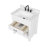 Dilkhush 30" Single Bathroom Vanity with Carrara Engineered Stone Top, Sink & Backsplash, Pre-Assembled-369553695-369553688
