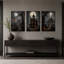 Ensemble de 3 toiles d'art gothiques Haunted Mansion-1298489108