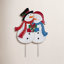 Metal Snowman Yard Stake and Wall Decor