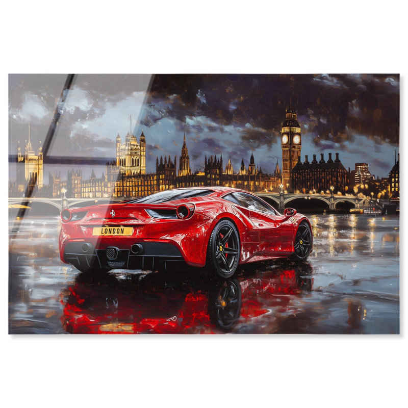 «London Drive» par Art Car, Art Remedy, H 36 po x l 54 po