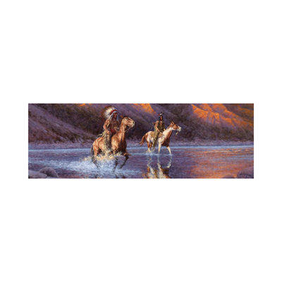 Sundown by Joe Velazquez - Wrapped Canvas Panoramic Painting