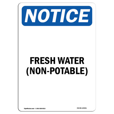 Fresh Water Sign