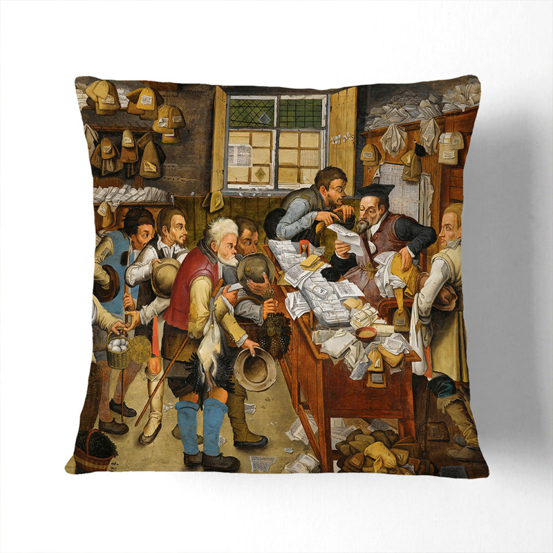 The Country Brawl Scatter Cushion, 55cm H x 55cm W x 20cm D