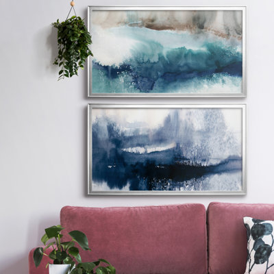 " Shifting Shores " 2 - Pieces Painting Print