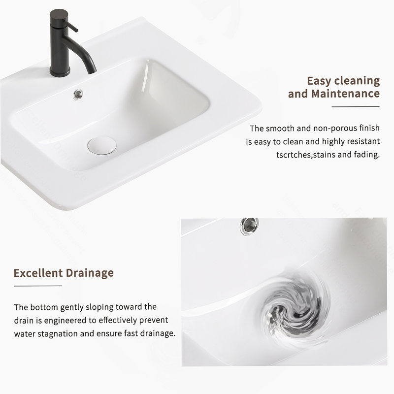 Bathroom Vessel Sink, Ceramic Bathroom Vanity Sink