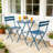 3-Piece Folding Patio Bistro Set – No Assembly, Water-Resistant Metal, Easy Storage-1775182705
