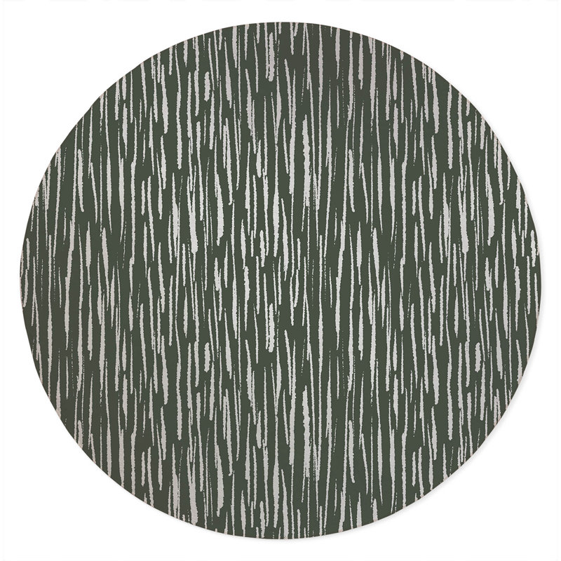 Spectrum Strands Non-Slip Outdoor Rug, Round 5'