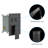 Matte Black 12 Inch Wall Mounted Square Dual Shower Head With - Balanced Valve, Ultra Thin Rainfall Head, 360 Rotation, And Easy To Maintain Features System Rough In Black, Scald Adjustability,