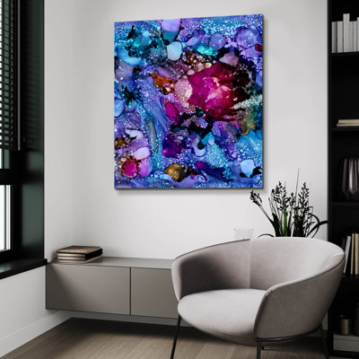 «Purple Outburst I» par Regina Moore