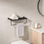 25.75 " Brass Wall Mounted Towel Rack-137552144