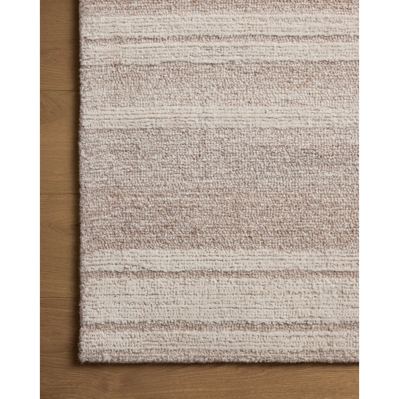 Magnolia Home by Joanna Gaines x Loloi Rae Clay / Ivory Area Rug, Rectangle 8'6" x 11'6"