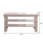 Solid Wood Shoe Bench In White - Strong And Practical Item With Shelf Strong, Simple To Assemble-1702497768