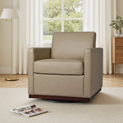Upholstered Swivel Armchair