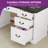 59'' W Rectangle Computer Desk With Storage Cabinet, Drawers & Keyboard Tray
