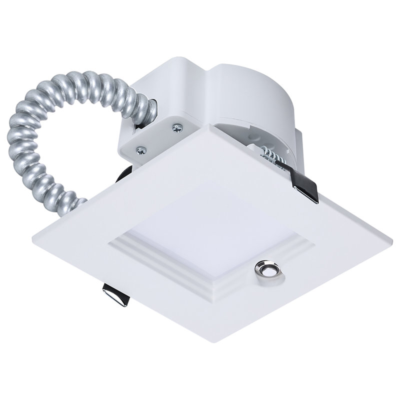 Carré de secours intégré à intensité variable de 4 pouces à DEL de 14,6 W à intensité variable de 4 po 120-347V