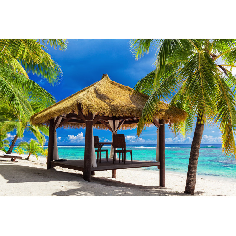 An Island Beach by Mvaligursky - Wrapped Canvas Print, 30cm H x 46cm W x 3.8cm D