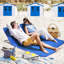 Chaise de plage inclinable