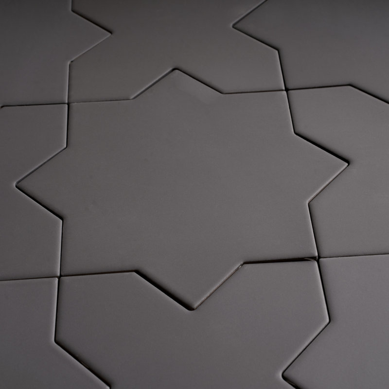 7 x 7 po Seville Carreau de mur et de plancher en porcelaine matte matte (paquet de 5,31 pieds carrés) - paquet de 34