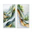 Nature Whispers Of Hard Edge, peinture I - art mural abstrait 2 panneaux-2069589135-2069589134