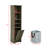 64" Tall Bathroom Organizer Cabinet - 4 Adjustable Shelves & Laundry Hamper Grey For Small Areas Design With And Useful