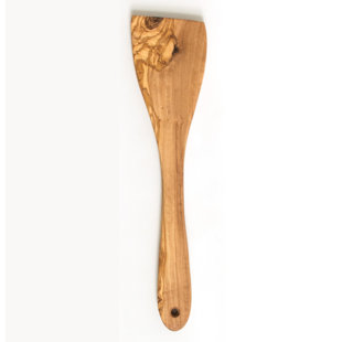 Spatule plate en bois d'olivier 12 po