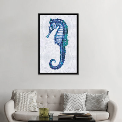 « sea cheval i », reproduction d’art sur toile