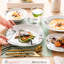 Piece Porcelain China Dinnerware Set - Service for 6