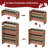 72 Bottle Wine Rack Stackable Bamboo Freestanding-77309795