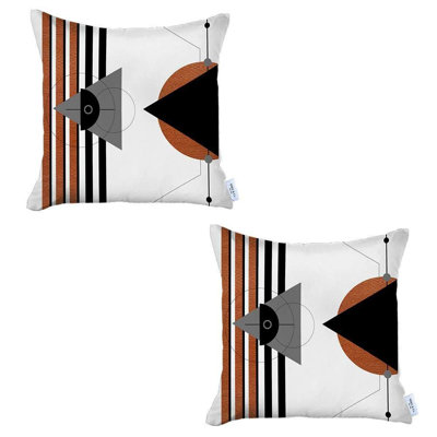 Polyester Throw Square Pillow Cover & Insert