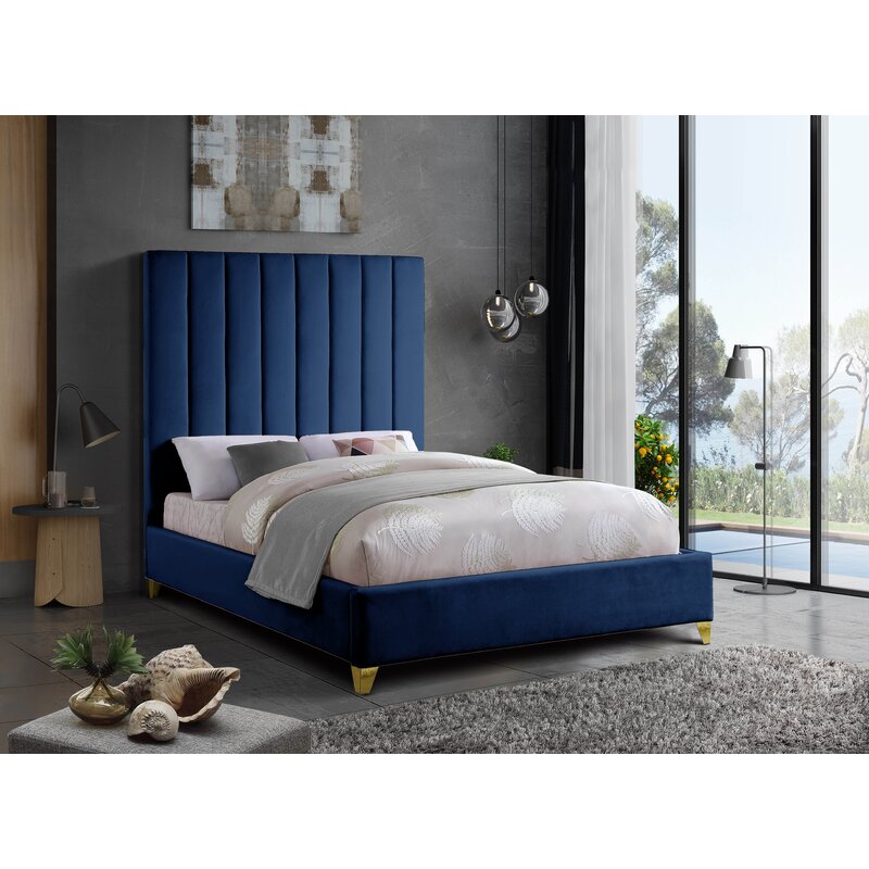 Willa Arlo Interiors Sibert Upholstered Platform Bed & Reviews | Wayfair