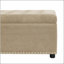 Classic Tufted Storage Ottoman with Nailhead Trim, Perfect for Small Spaces and Home Decor, Multi-Functional Footstool and Coffee Table-130838866