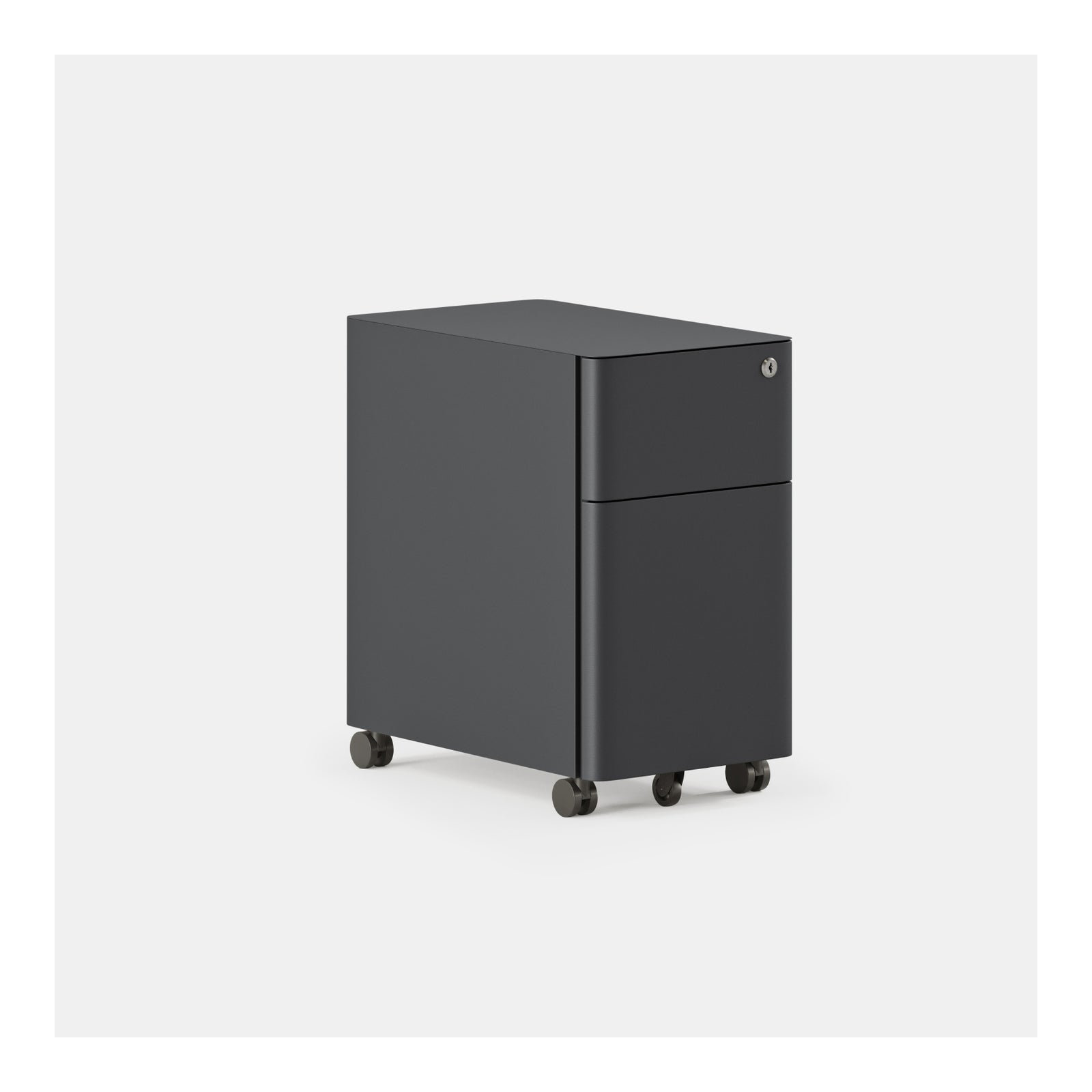 Small Filing Cabinet, Charcoal