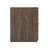 Clive 22" Mid-Century Modern 2-Drawer Nightstand in Walnut and Gold-1922606196