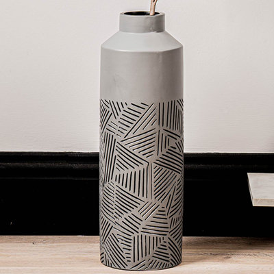 Polyresin Modern Vase for the Living Room, Elegant Decorative Vase