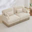 Canapé Comfy en chenille à imprimé léopard
