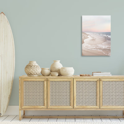  «Beautiful Beach Oasis», art mural sur toile par Natalie Carpentieri