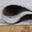 Hand Knotted Premium Quality Abstract Grey Silk & Wool Rectangle Indoor Area Rugs-62918319