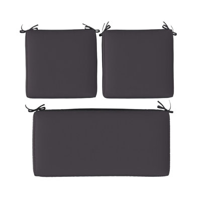 Outdoor Seat Cushions 3” Replacement Cushions Set (Cushions Only)