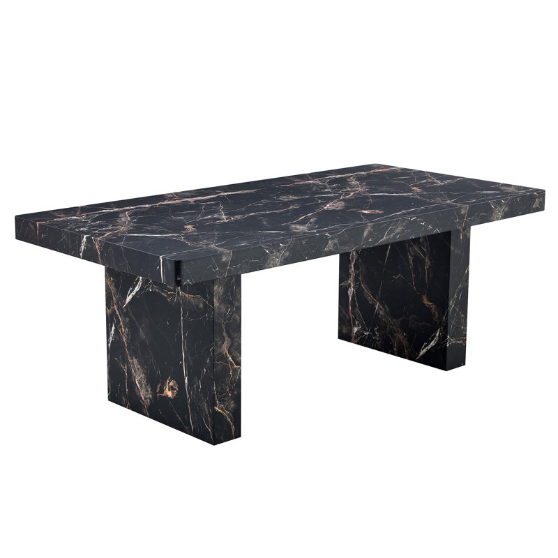78.7" Dining Table, Black