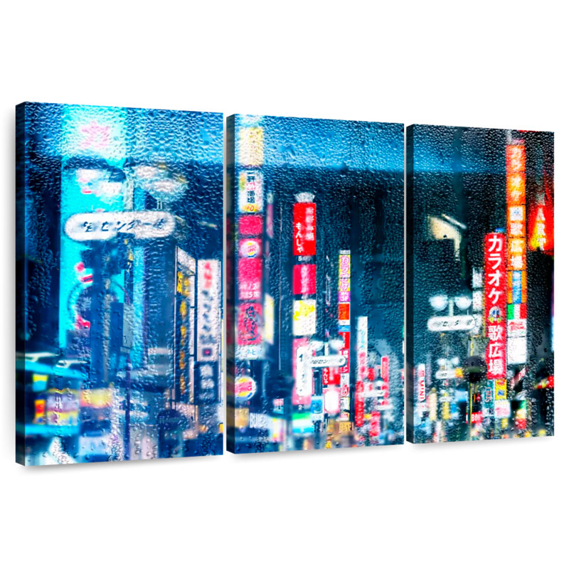 Sireci Tokyo Bluish Reflection, 48" H x 74" W