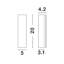 Aluminium LED Flush Mounted Sconce