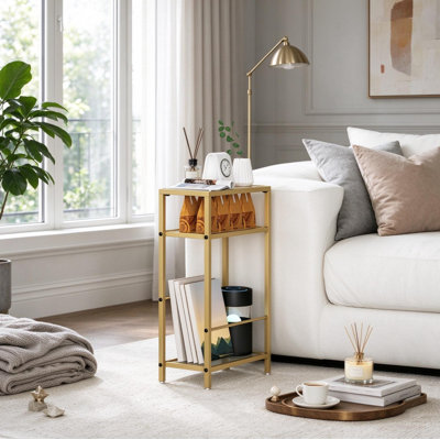 Frame and Cross Legs Side Table