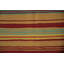 Tapis multicolore à rayures multicolores 7 x 10 pour des intérieurs chics