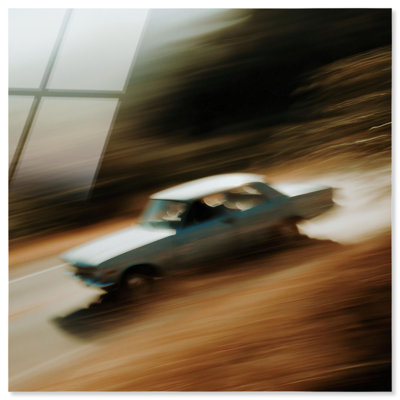 «Motion Blur Classic II», reproduction d'art acrylique par Notoriart, prêt à accrocher, 40 x 40