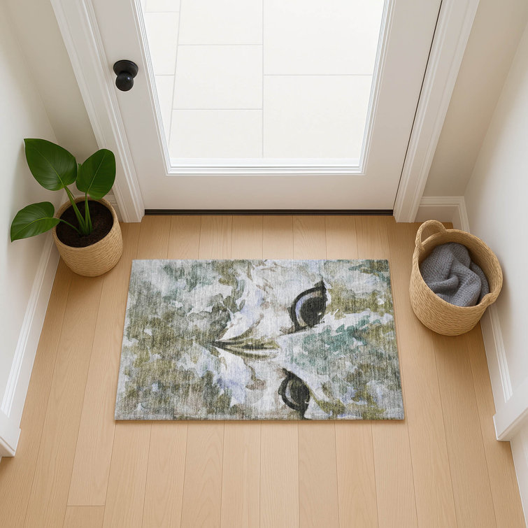 Machine Washable Indoor/Outdoor Jenning ACN2274 Animal Rug
