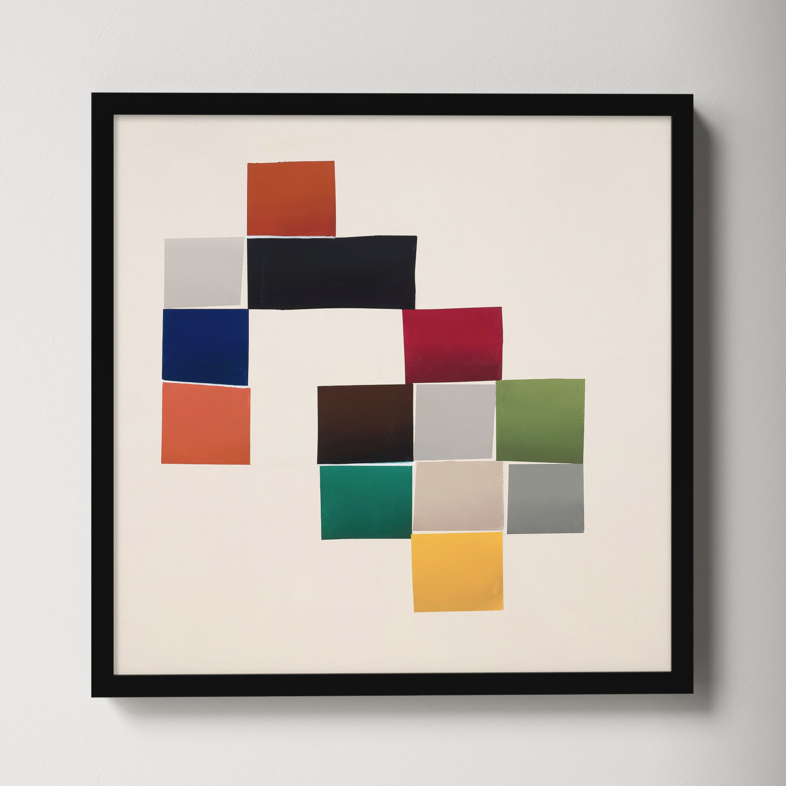 Jewels 3 by Lee Lessem, Black Framed, 36" W x 36" H