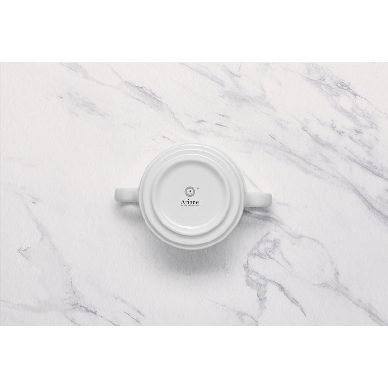 Bol à soupe en porcelaine de qualité supérieure ECLIPSE avec deux poignées, 300 ml